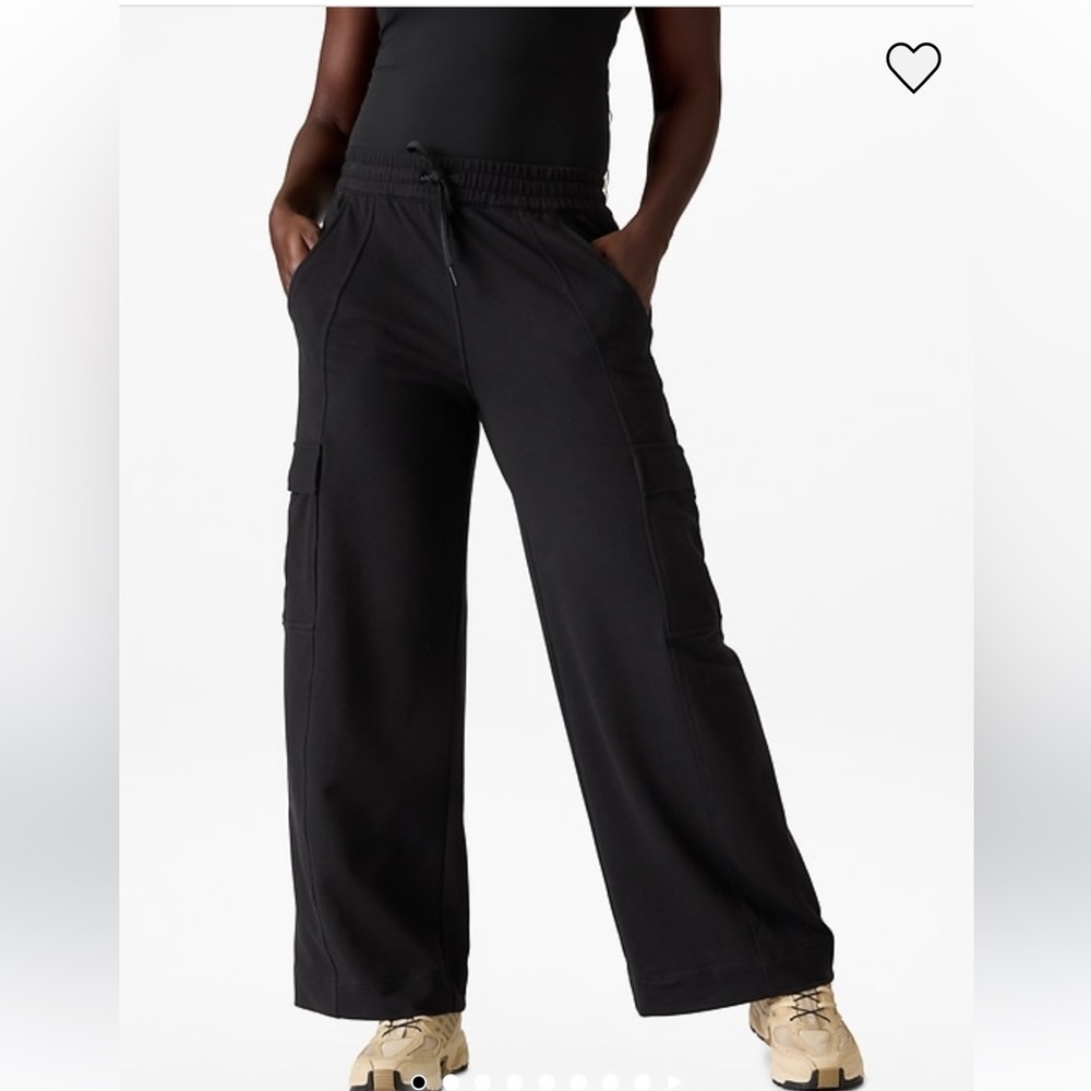 NWT- Athleta Retroterry High Rise Wide Leg Cargo